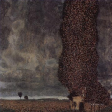 El gran álamo II Gustav Klimt Pinturas al óleo